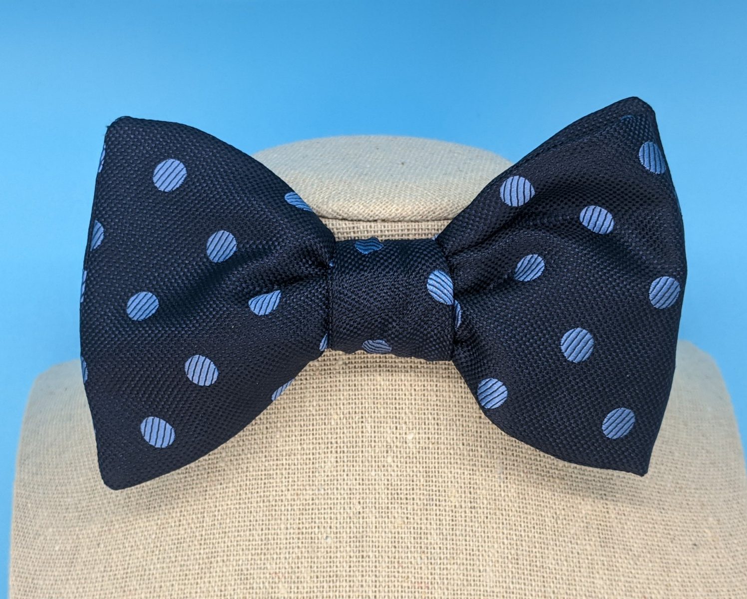 Classic Navy Dot 100% Woven Silk Bow Tie - About Bow Ties