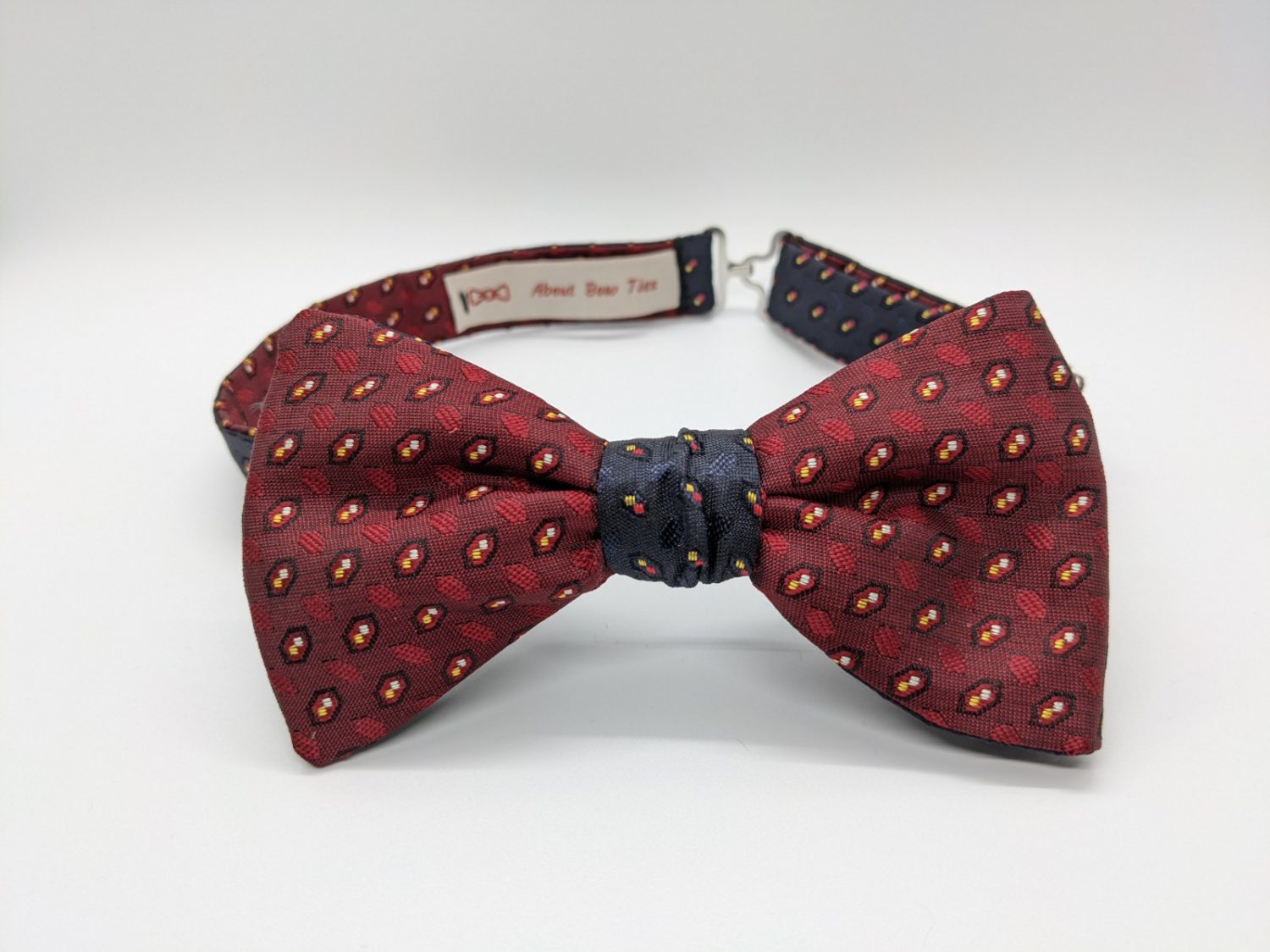 Maroon Reversible Bow Tie - About Bow Ties