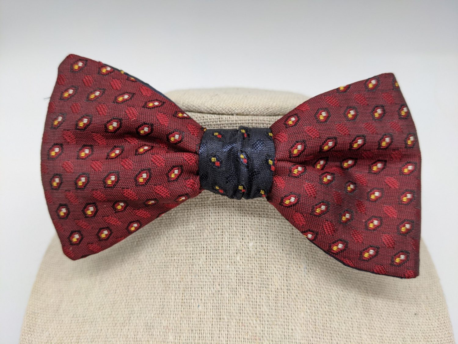 Maroon Reversible Bow Tie - About Bow Ties