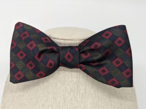 Red Square Bow Tie
