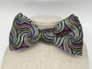 Pastel Swirl Bow Tie
