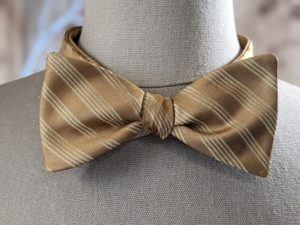 Destressed Silk Bow Tie