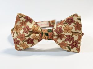 Floral Reversible Bow Tie