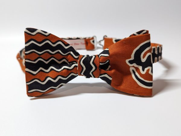 African Rust Tribal Bow tie