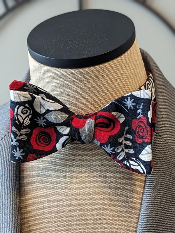 Red Rose Bow Tie
